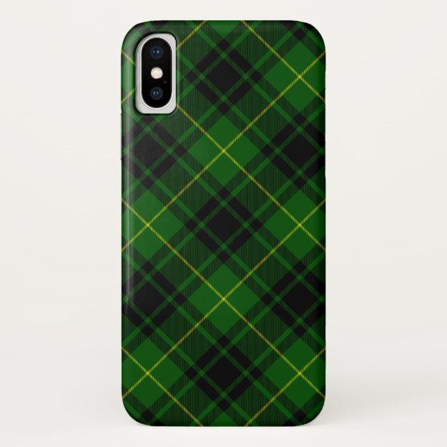 MacArthur tartan green plaid Case-Mate iPhone Case (Back)