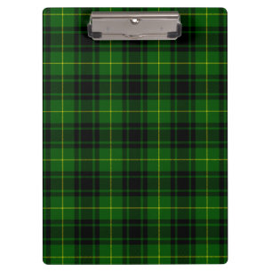 MacArthur tartan green plaid Clipboard
