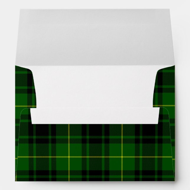 MacArthur tartan green plaid Envelope (Back (Bottom))