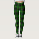 MacArthur tartan green plaid Leggings<br><div class="desc">MacArthur clan tartan green plaid</div>