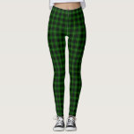 MacArthur tartan green plaid Leggings<br><div class="desc">MacArthur clan tartan green plaid</div>