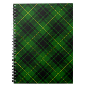 MacArthur tartan green plaid Notebook