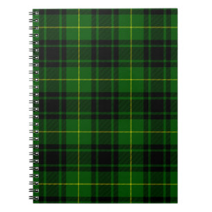 MacArthur tartan green plaid Notebook