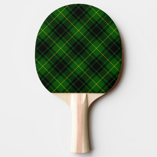 MacArthur tartan green plaid Ping Pong Paddle (Back)