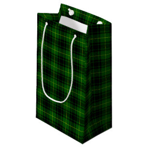 MacArthur tartan green plaid Small Gift Bag