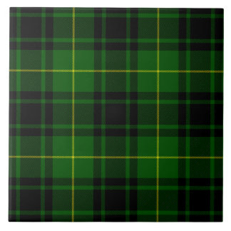 MacArthur tartan green plaid Tile