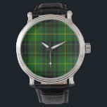 MacArthur tartan green plaid Watch<br><div class="desc">MacArthur clan tartan green plaid</div>