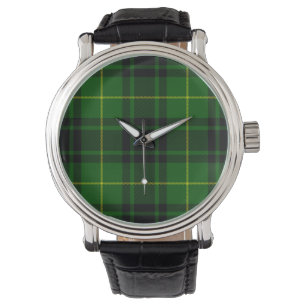 MacArthur tartan green plaid Watch