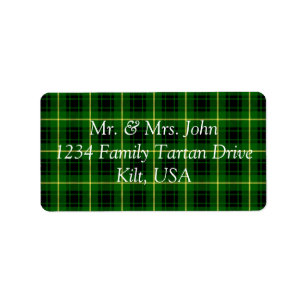 MacArthur Tartan Label