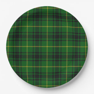 MacArthur Tartan Paper Plate