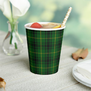 MacArthur Tartan Plaid Paper Cups
