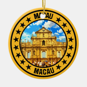 Macau ceramic tree decoration