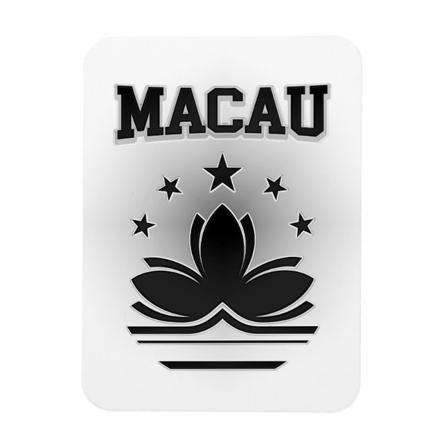 Macau  Coat of Arms Magnet (Vertical)