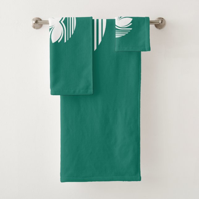 Macau Flag Bath Towel Set (Insitu)