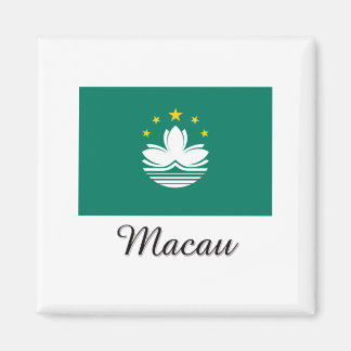 Macau Flag Design Magnet