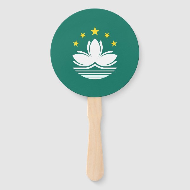 Macau Flag Hand Fan (Front)
