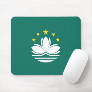 Macau flag mouse mat