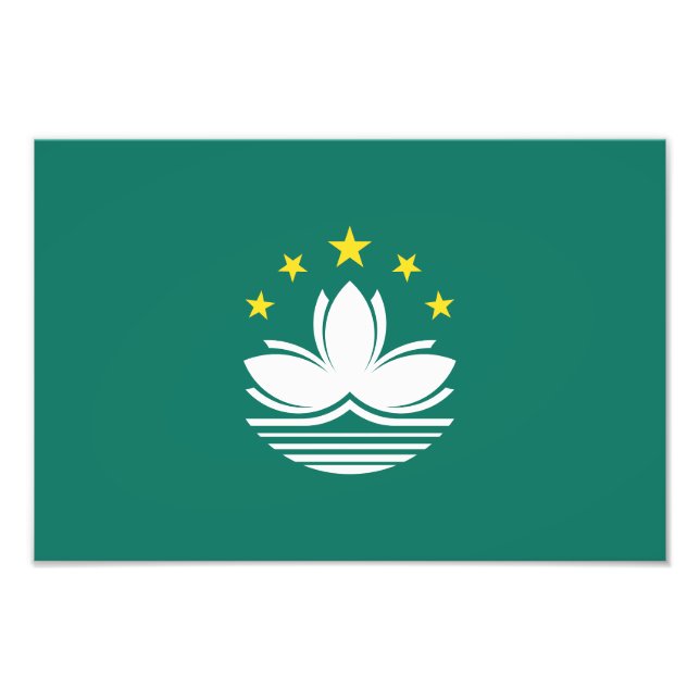 Macau Flag Photo Print (Front)