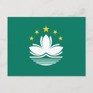 Macau Flag Postcard