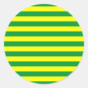 Macau flag stripes classic round sticker
