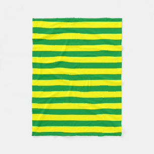 Macau flag stripes country lines symbol green yell fleece blanket