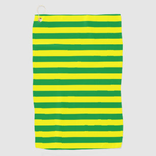 Macau flag stripes country lines symbol green yell golf towel