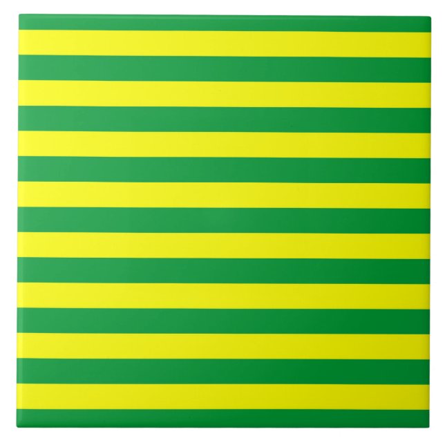 Macau flag stripes country lines symbol green yell tile (Front)