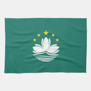 Macau flag tea towel