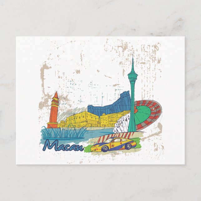 Macau Postcard (Front)