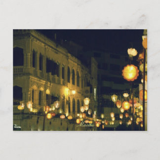 Macau Tourist destination Postcard