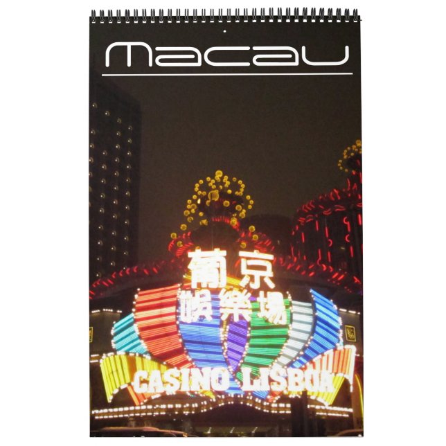 macau travels calendar (Cover)