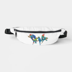 Macaw Colourful Birds Fanny Pack