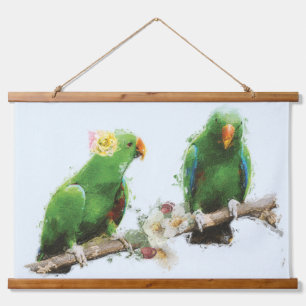 Macaw Couple Wall Art