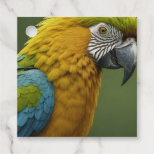 Macaw Favour Tags