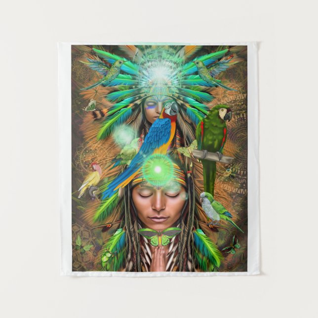 Macaw Gods Tapestry (Front)