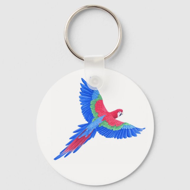 Macaw Key Ring (Front)
