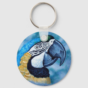 Macaw Key Ring