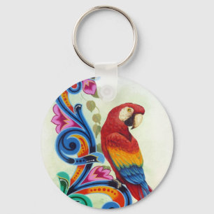 macaw key ring