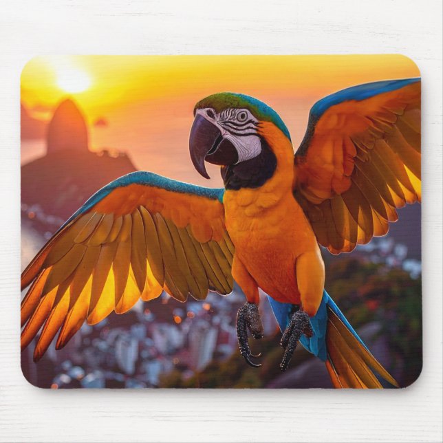 Macaw Mouse Mat (Front)