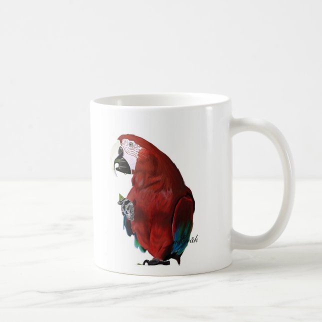 Macaw on a cup (Right)