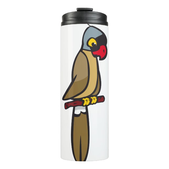Macaw Parrot 2 Thermal Tumbler (Front)