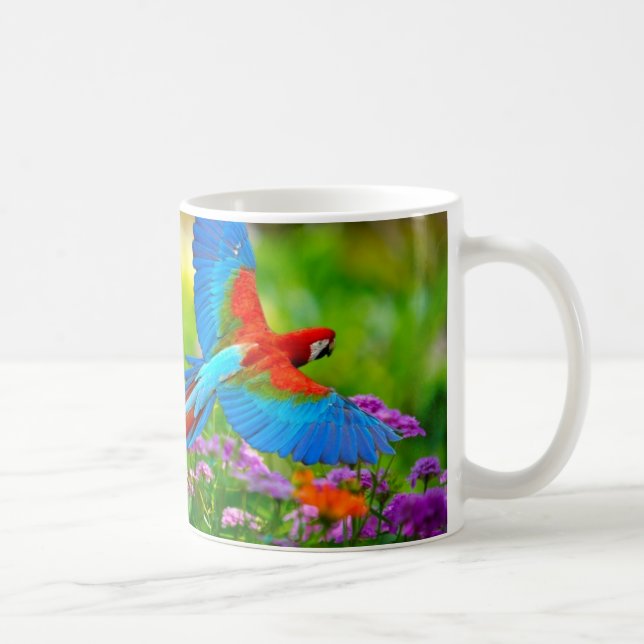 Macaw Parrot Coffee Mug (Right)