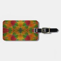 Macaw parrot feather kaleidoscope
