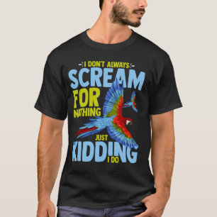 Macaw Parrot Funny Animals Cute Birds T-Shirt