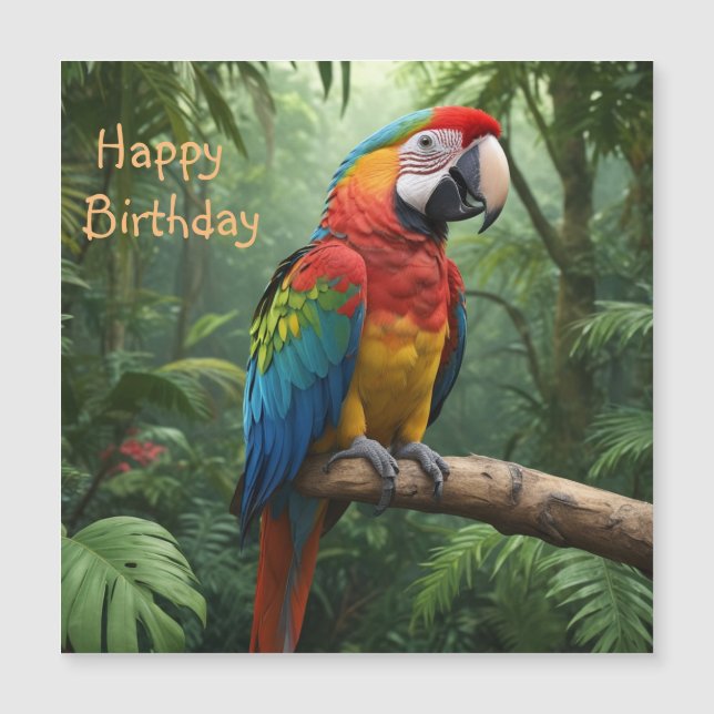 Macaw Parrot in the Jungle (Front)