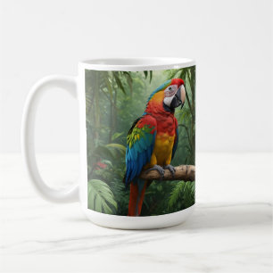 Macaw Parrot in the Jungle Coffee Mug