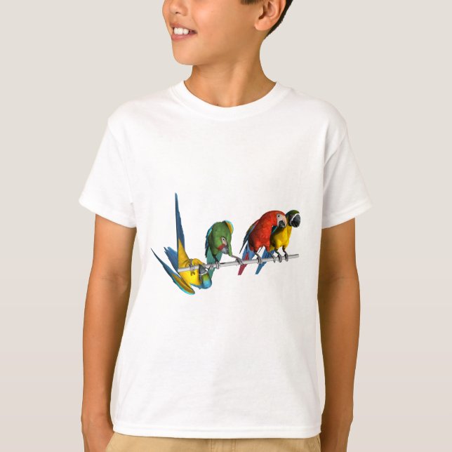 Macaw Parrot T-Shirt (Front)