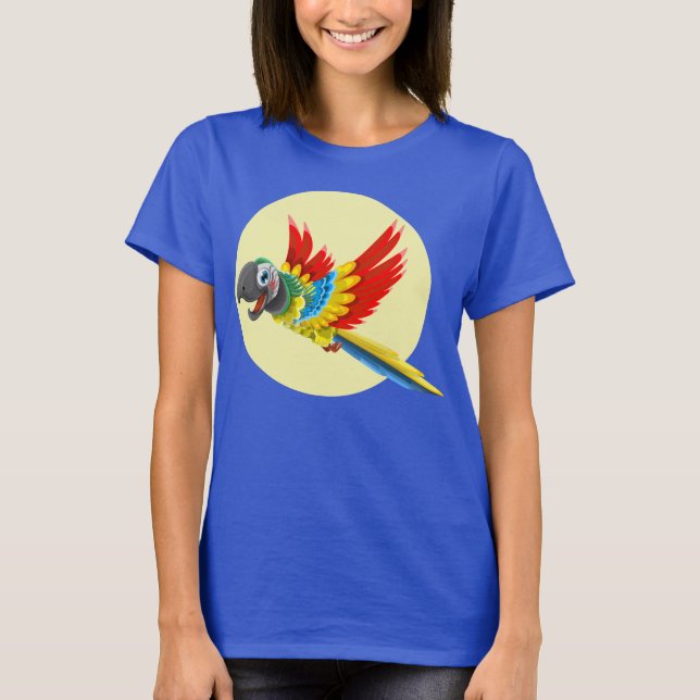 Macaw Parrot T-Shirt (Front)