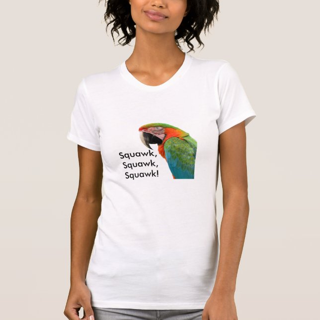 Macaw Parrot Tee Shirt (Front)