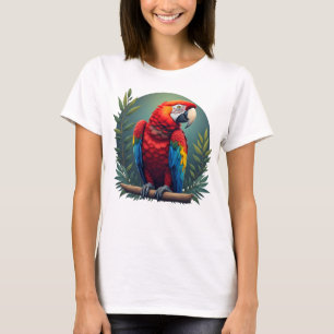 Macaw Parrot Women's Tee – Colourful Tropical Bird